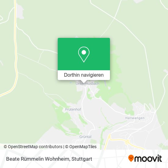 Beate Rümmelin Wohnheim Karte