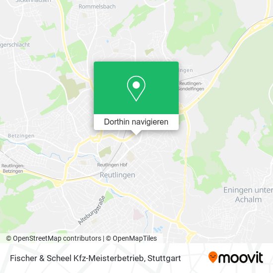 Fischer & Scheel Kfz-Meisterbetrieb Karte