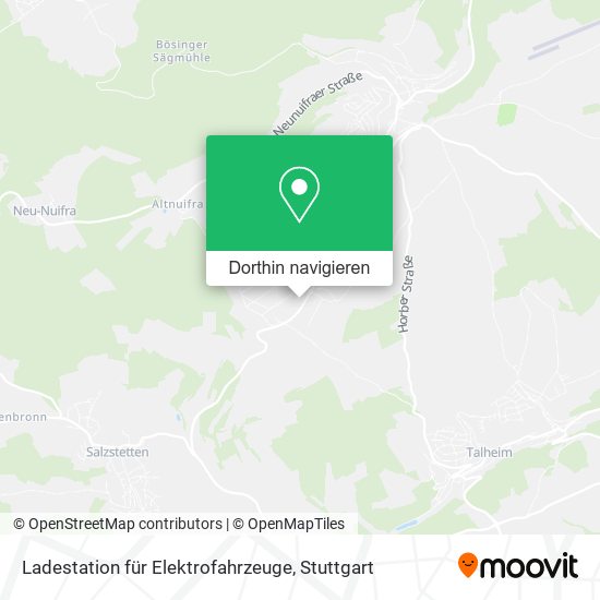 Ladestation für Elektrofahrzeuge Karte