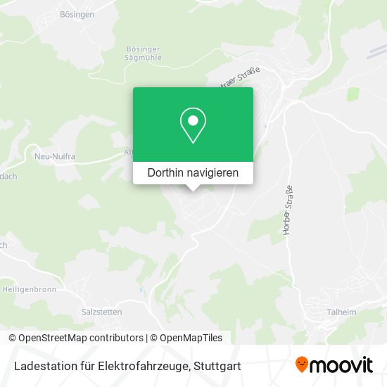 Ladestation für Elektrofahrzeuge Karte