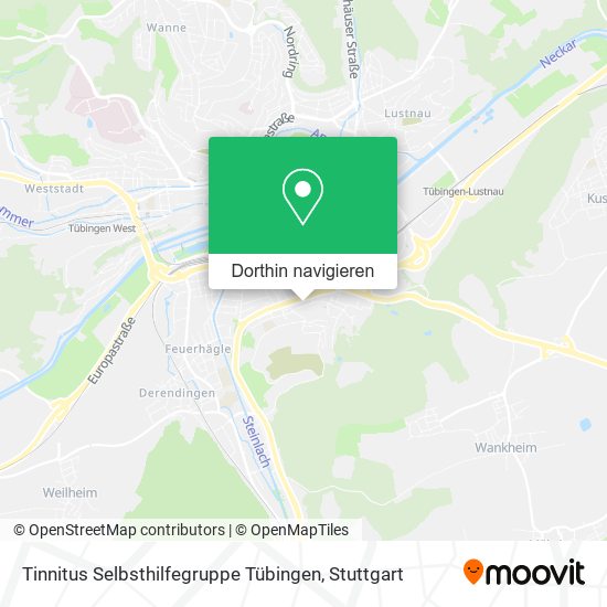 Tinnitus Selbsthilfegruppe Tübingen Karte