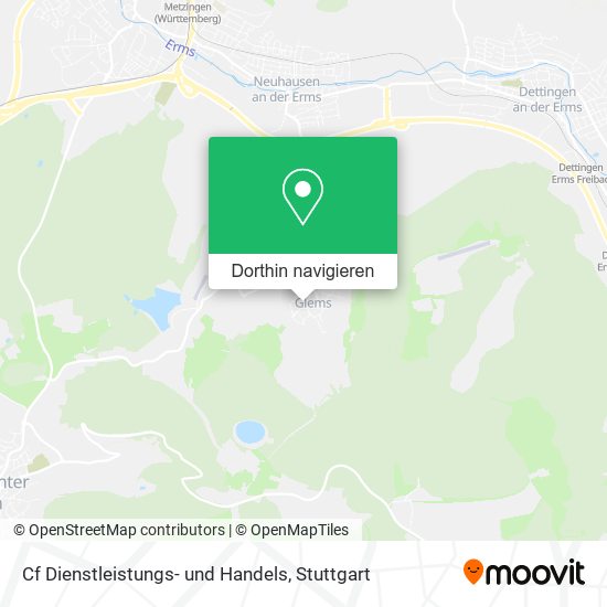 Cf Dienstleistungs- und Handels Karte