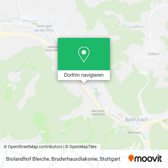 Biolandhof Bleiche, Bruderhausdiakonie Karte