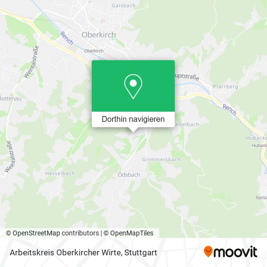 Arbeitskreis Oberkircher Wirte Karte