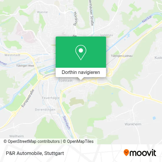 P&R Automobile Karte