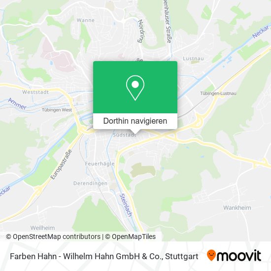 Farben Hahn - Wilhelm Hahn GmbH & Co. Karte