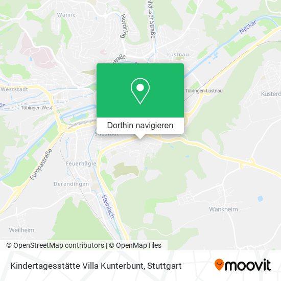 Kindertagesstätte Villa Kunterbunt Karte
