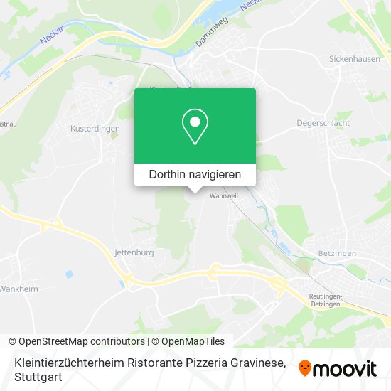 Kleintierzüchterheim Ristorante Pizzeria Gravinese Karte