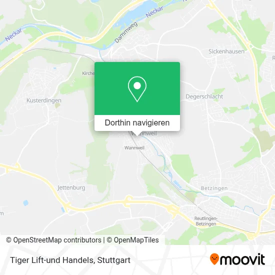 Tiger Lift-und Handels Karte