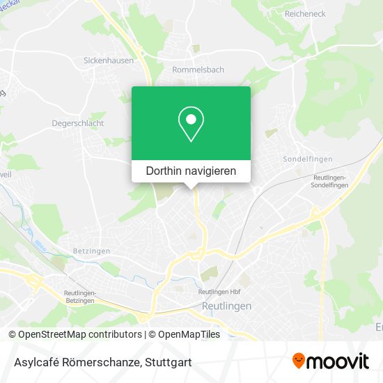 Asylcafé Römerschanze Karte