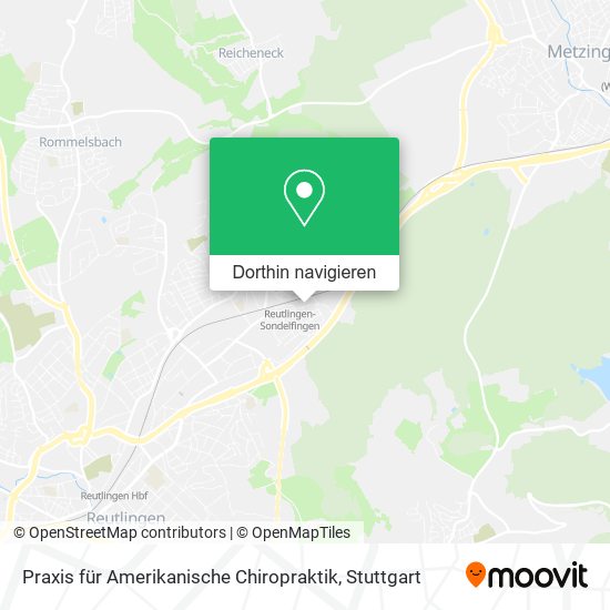 Praxis für Amerikanische Chiropraktik Karte
