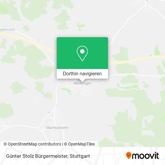 Günter Stolz Bürgermeister Karte