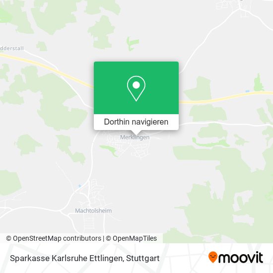 Sparkasse Karlsruhe Ettlingen Karte