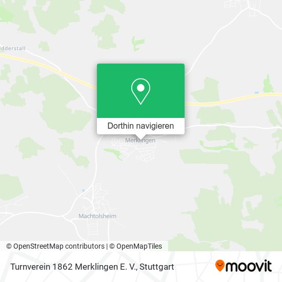 Turnverein 1862 Merklingen E. V. Karte
