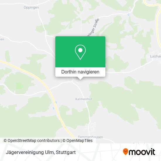 Jägervereinigung Ulm Karte