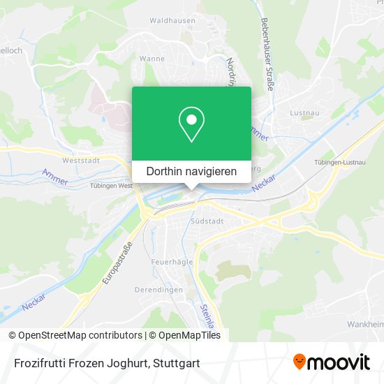 Frozifrutti Frozen Joghurt Karte