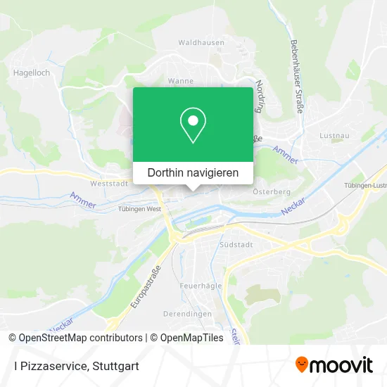 I Pizzaservice Karte