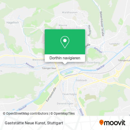 Gaststätte Neue Kunst Karte