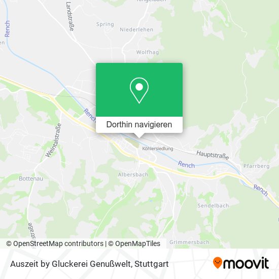 Auszeit by Gluckerei Genußwelt Karte