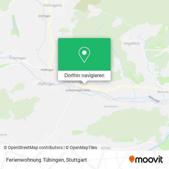 Ferienwohnung Tübingen Karte