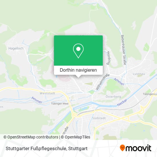 Stuttgarter Fußpflegeschule Karte