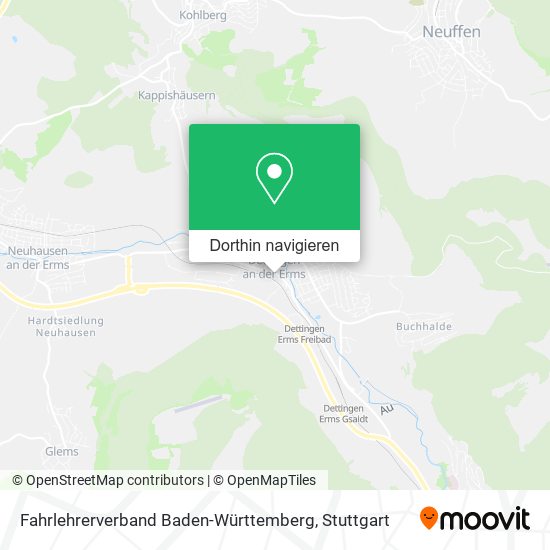 Fahrlehrerverband Baden-Württemberg Karte