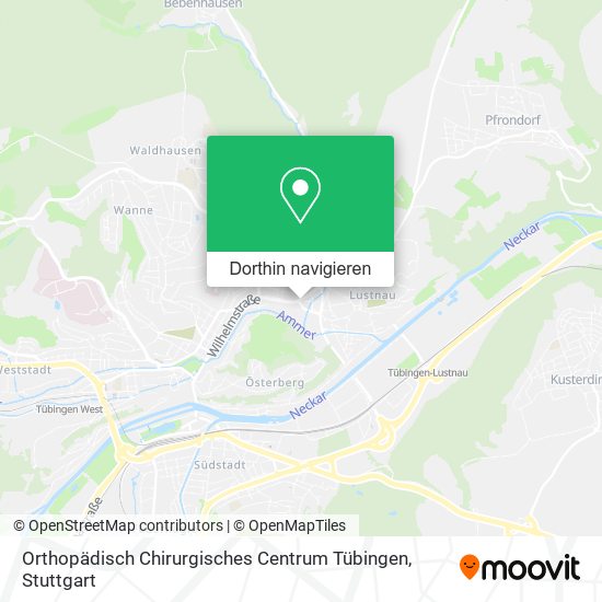 Orthopädisch Chirurgisches Centrum Tübingen Karte