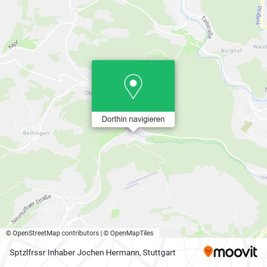 Sptzlfrssr Inhaber Jochen Hermann Karte