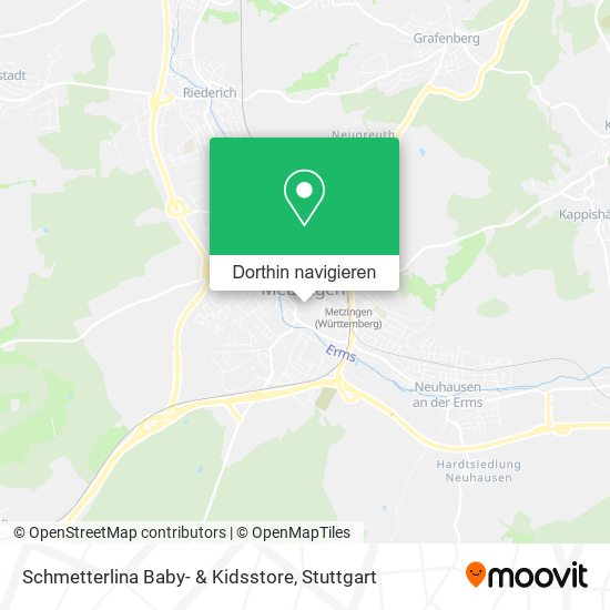 Schmetterlina Baby- & Kidsstore Karte