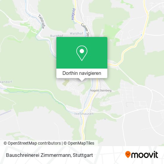 Bauschreinerei Zimmermann Karte