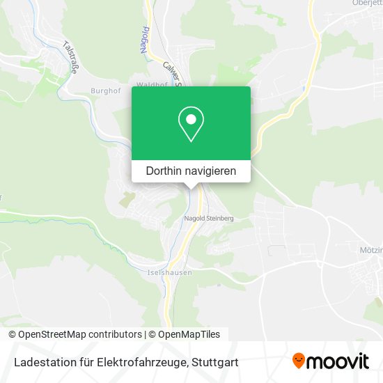 Ladestation für Elektrofahrzeuge Karte