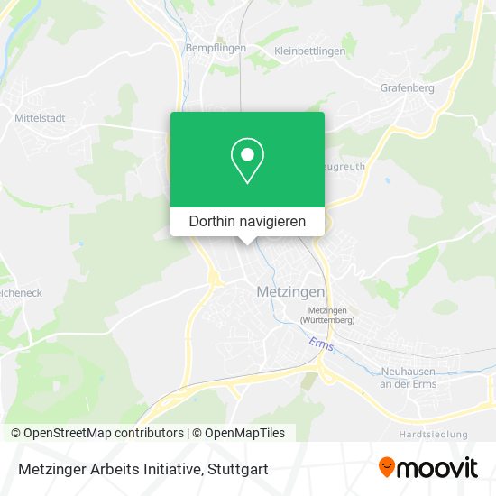 Metzinger Arbeits Initiative Karte