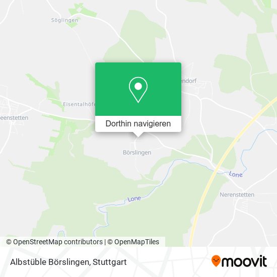 Albstüble Börslingen Karte