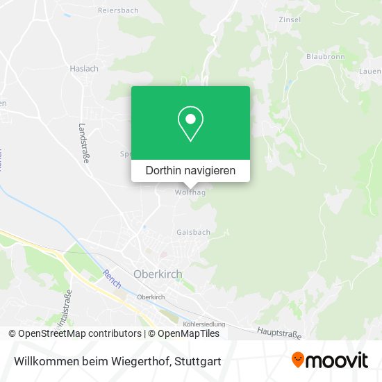 Willkommen beim Wiegerthof Karte