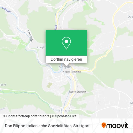Don Filippo Italienische Spezialitäten Karte