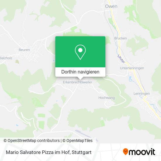 Mario Salvatore Pizza im Hof Karte
