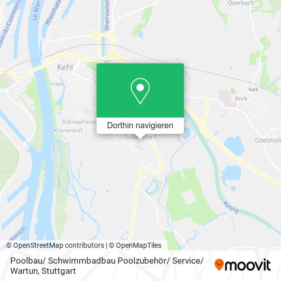 Poolbau/ Schwimmbadbau Poolzubehör/ Service/ Wartun Karte