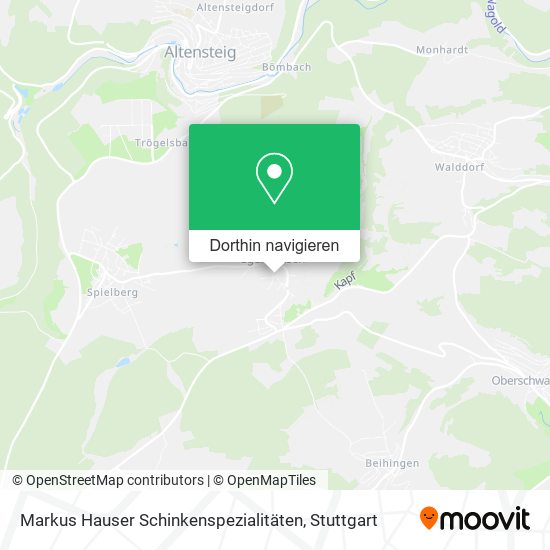 Markus Hauser Schinkenspezialitäten Karte