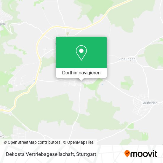 Dekosta Vertriebsgesellschaft Karte