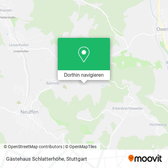 Gästehaus Schlatterhöhe Karte