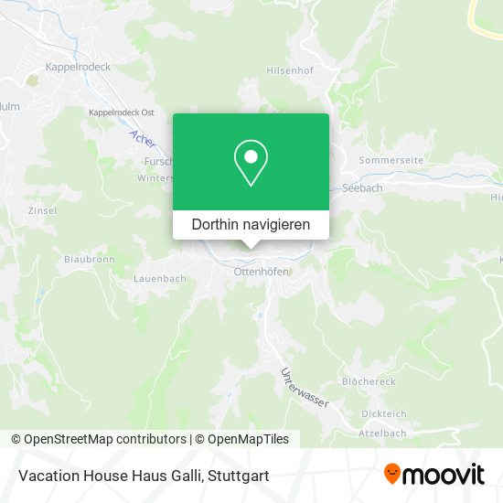 Vacation House Haus Galli Karte