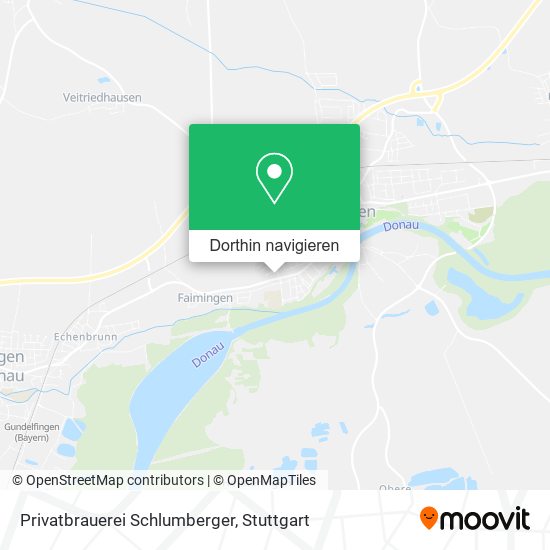 Privatbrauerei Schlumberger Karte
