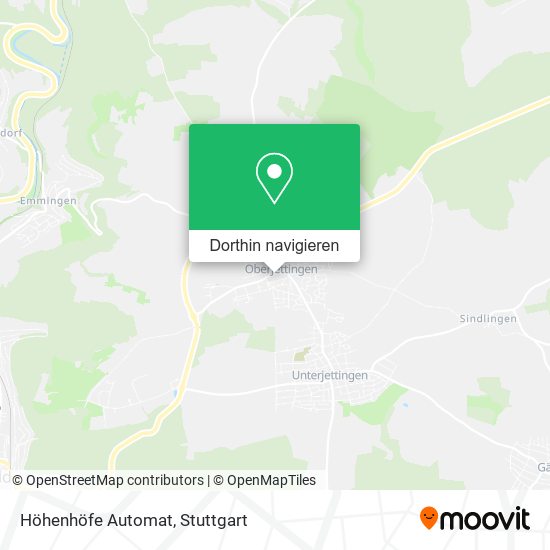 Höhenhöfe Automat Karte