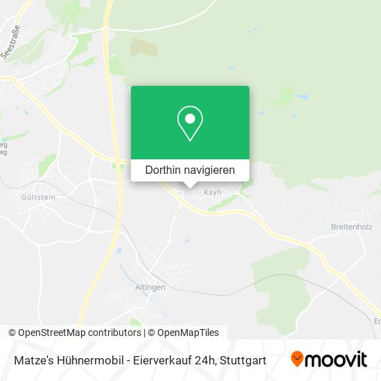 Matze's Hühnermobil - Eierverkauf 24h Karte