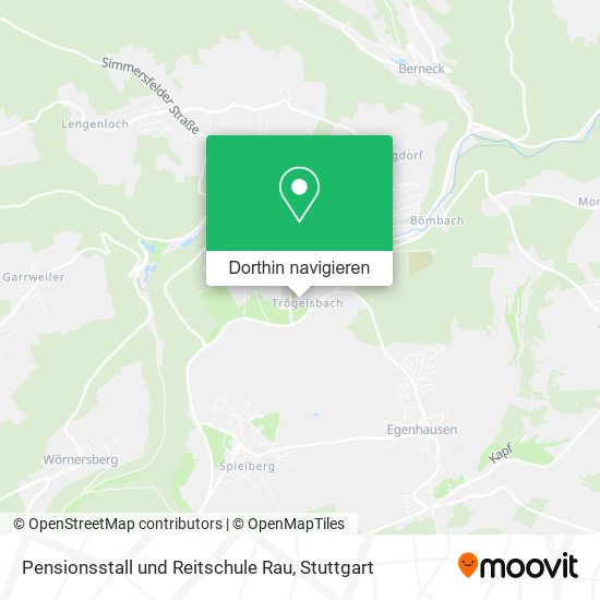 Pensionsstall und Reitschule Rau Karte