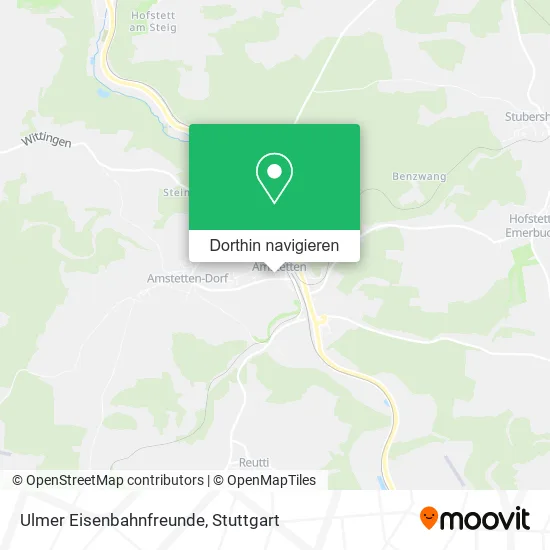Ulmer Eisenbahnfreunde Karte