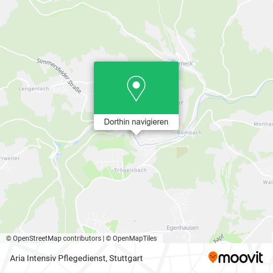 Aria Intensiv Pflegedienst Karte