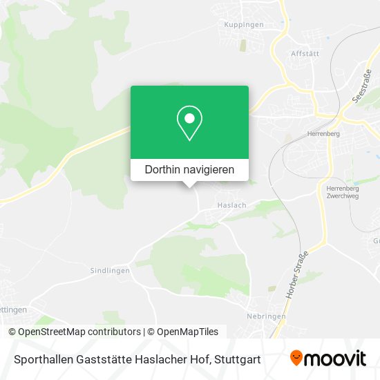 Sporthallen Gaststätte Haslacher Hof Karte