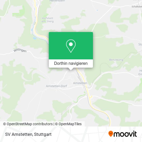 SV Amstetten Karte