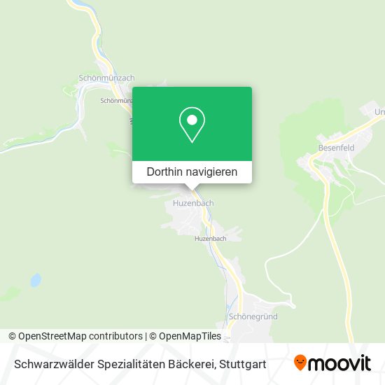 Schwarzwälder Spezialitäten Bäckerei Karte